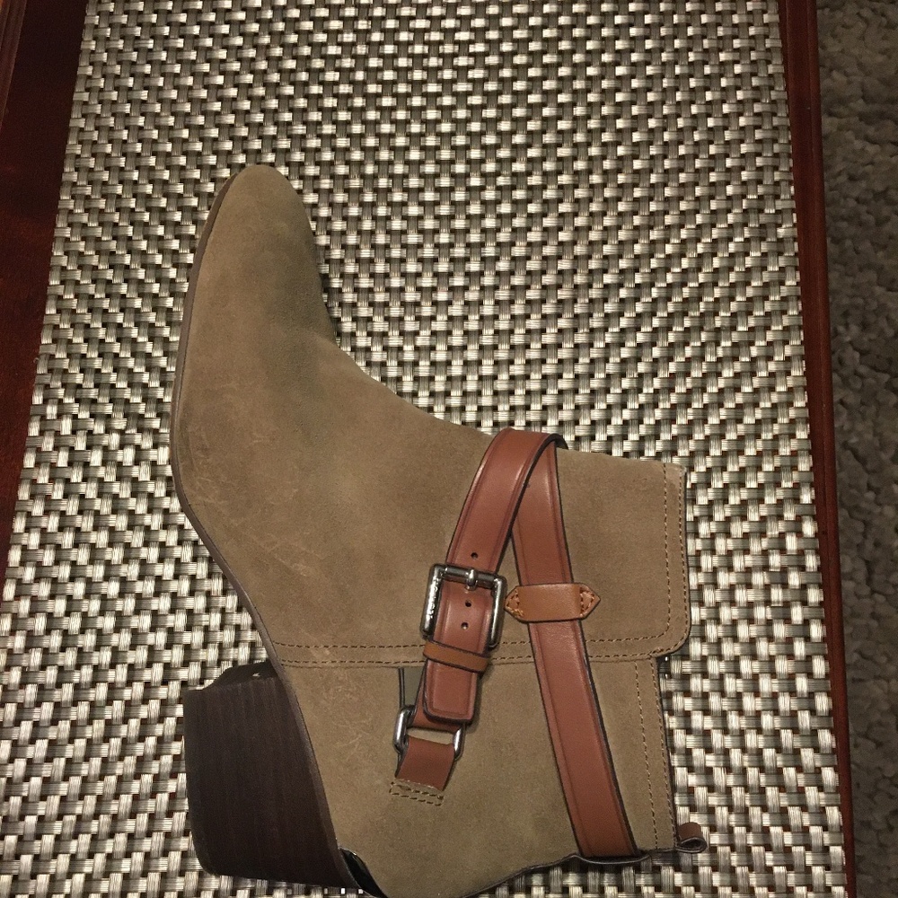 Coach ankle booties